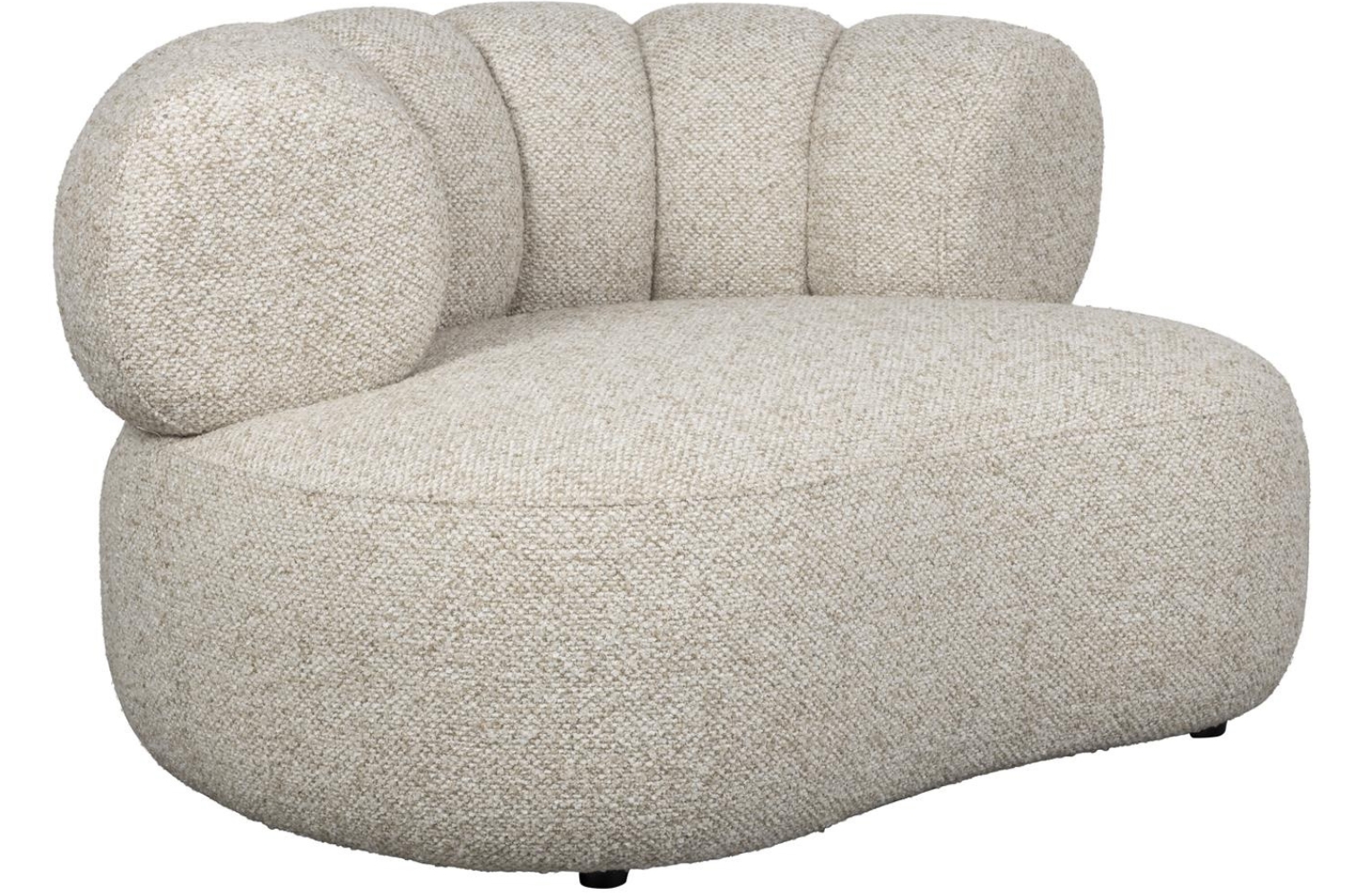 Dutchbone Béžové čalouněné lounge křeslo DUVANE Dutchbone