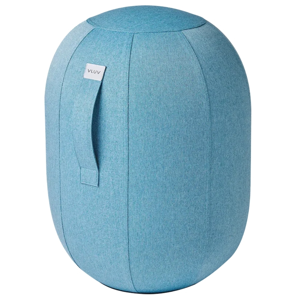 Světle modrá balanční stolička VLUV KAPSUL NEW LEIV 52 cm Vluv