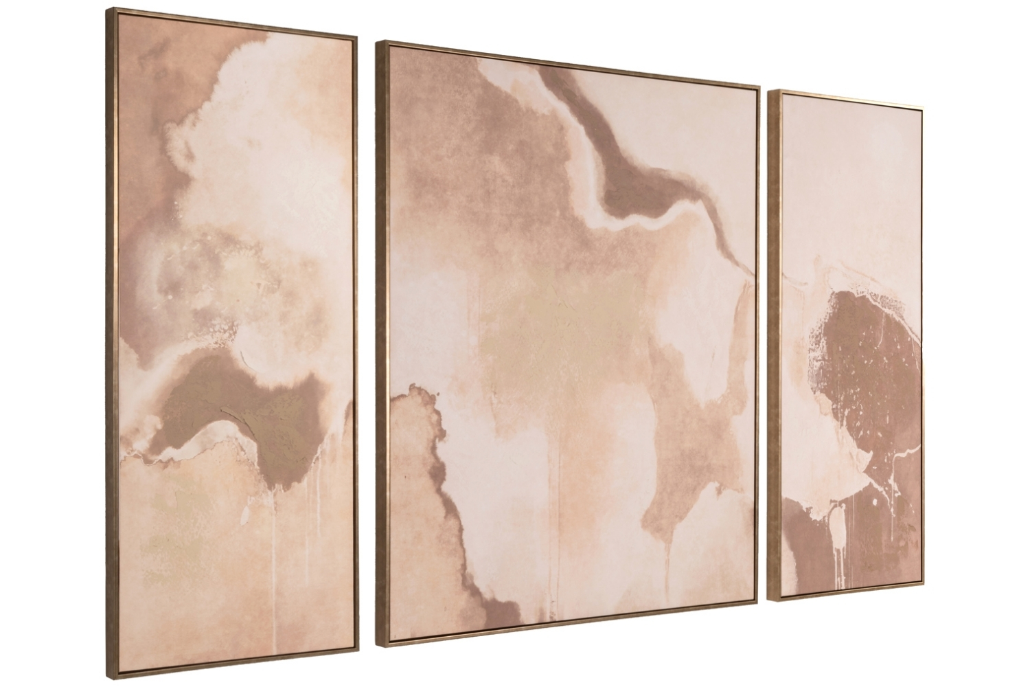 Richmond Set tří abstraktních obrazů Liberty 120 x 50/100 cm Richmond