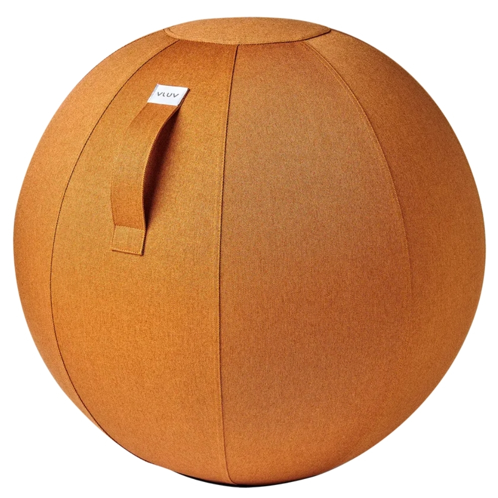 Oranžový sedací / gymnastický míč VLUV NEW LEIV Ø 65 cm Vluv