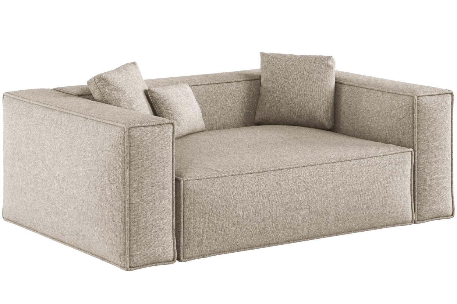 Cosmopolitan Design Béžová žinylková dvoumístná pohovka Aveiro 180 cm Cosmopolitan Design
