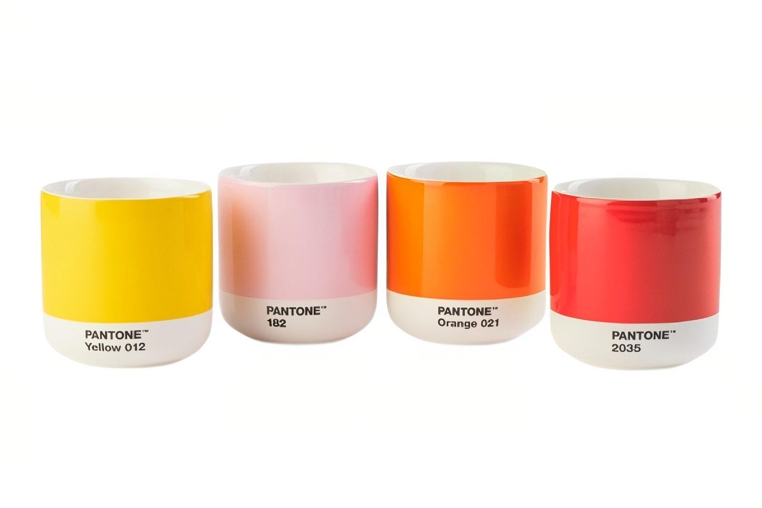 Set čtyř hrnků Pantone Cortado 175 ml Pantone