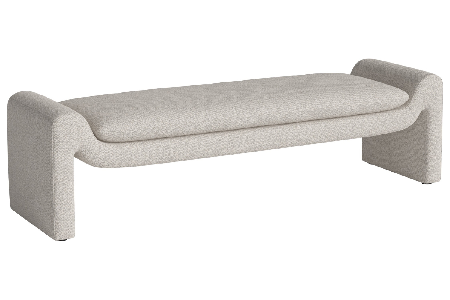 Bolia Béžová bouclé lavice Mielo 181 cm Bolia