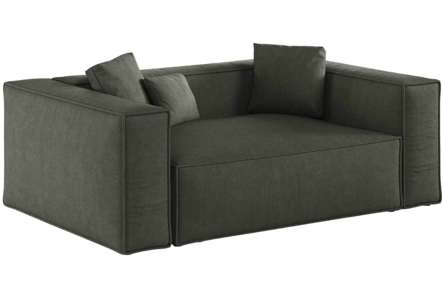 Cosmopolitan Design Tmavě zelená dvoumístná pohovka Aveiro 180 cm Cosmopolitan Design
