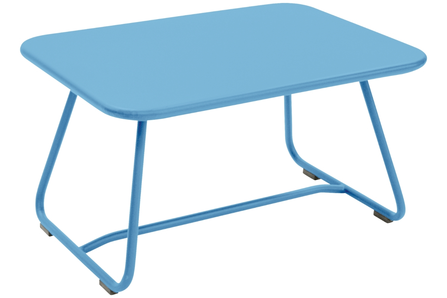 Fermob Světle modrý zahradní stolek Sixties 76 x 56 cm Fermob