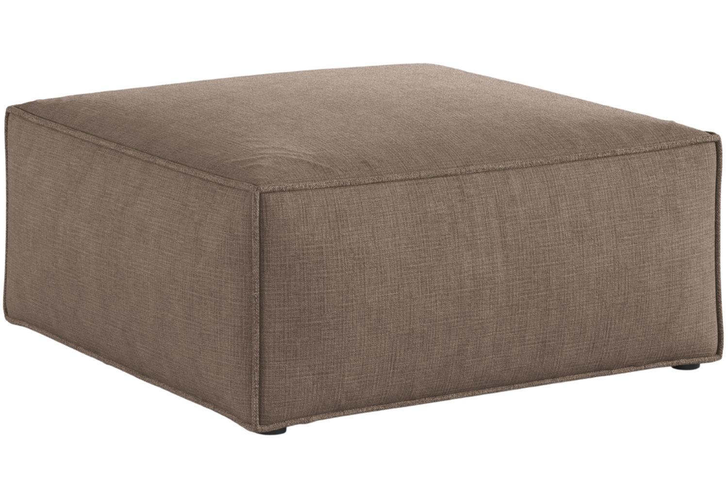 Cosmopolitan Design Hnědá podnožka Aveiro 75 x 75 cm Cosmopolitan Design