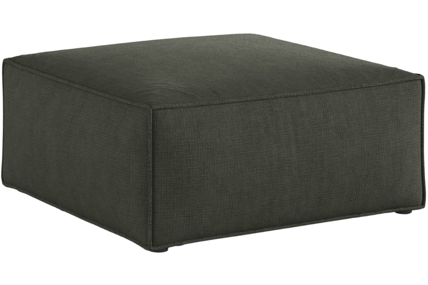 Cosmopolitan Design Tmavě zelená podnožka Aveiro 75 x 75 cm Cosmopolitan Design