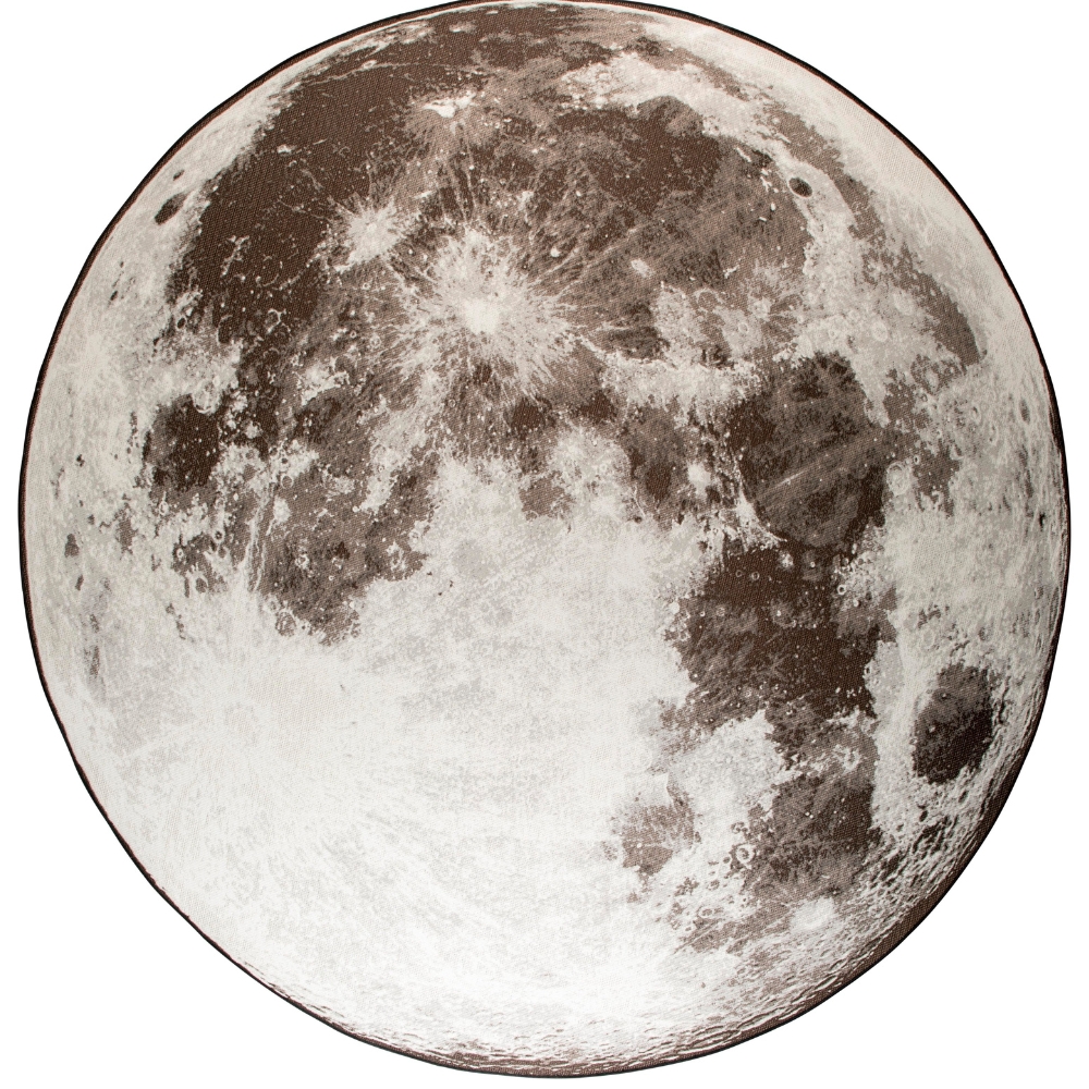 Zuiver Šedý zahradní koberec MOON ø 280 cm Zuiver