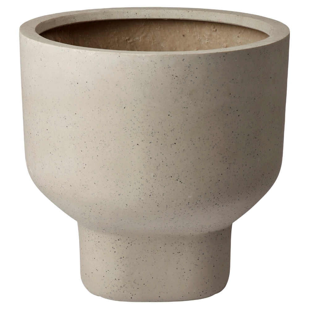 Bolia Béžový kameninový květináč Forma Ø 41 cm Bolia