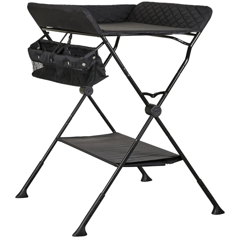 Quax Černý skládací přebalovací pult Foldable 76 x 69 cm