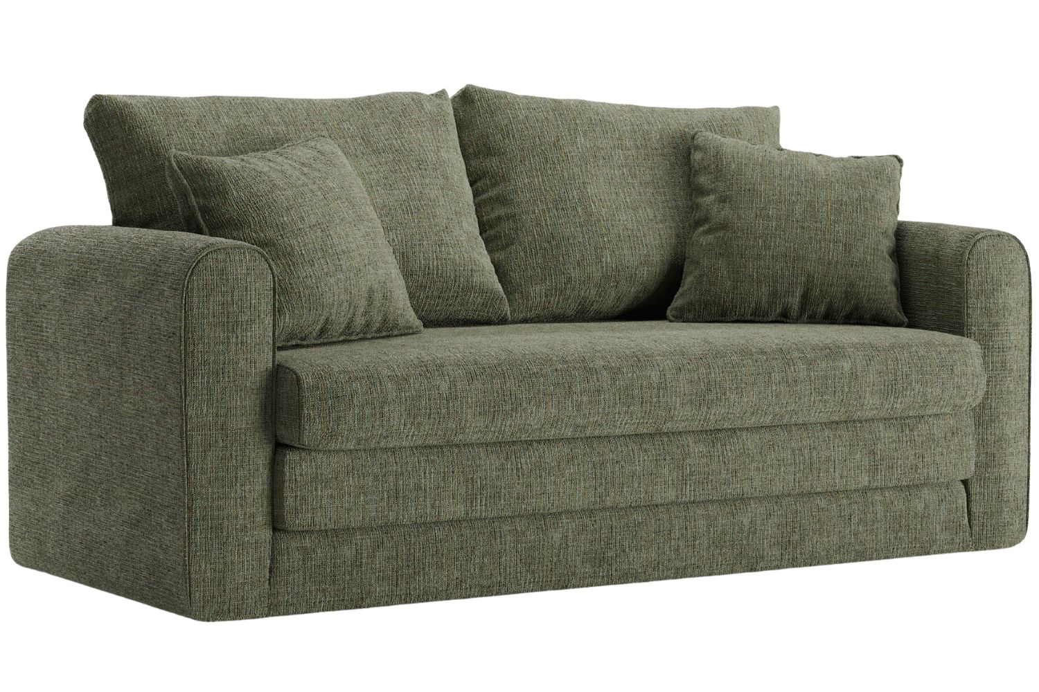 Micadoni Zelená rozkládací pohovka Lido II. 158 cm Micadoni