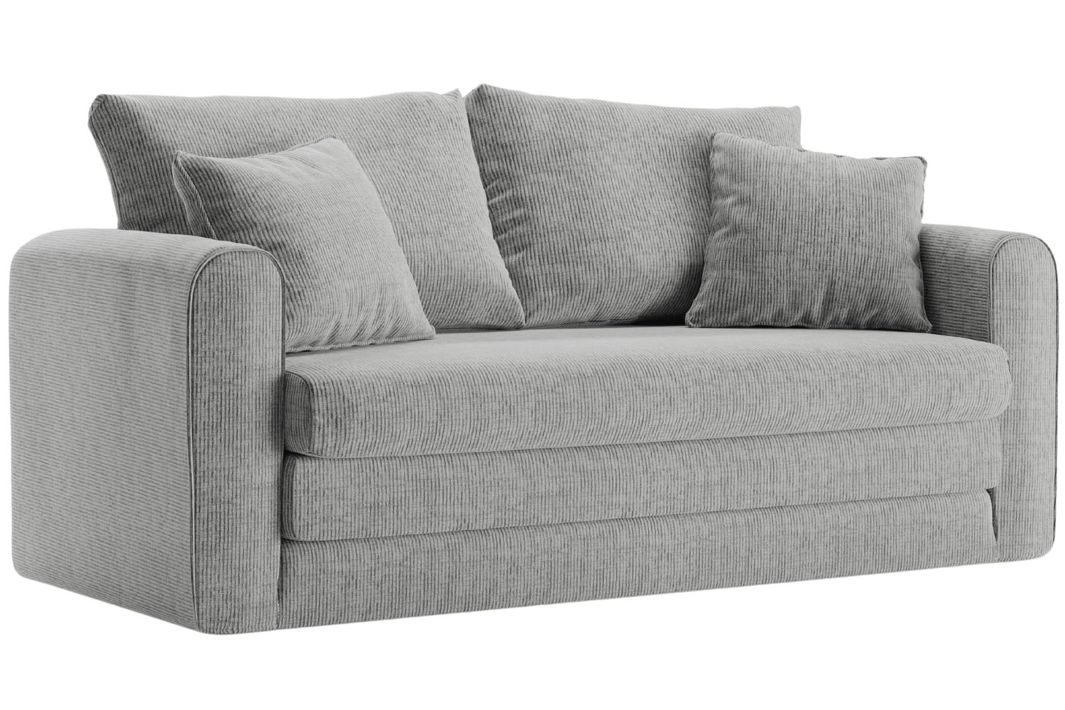 Micadoni Šedá rozkládací pohovka Lido II. 158 cm Micadoni