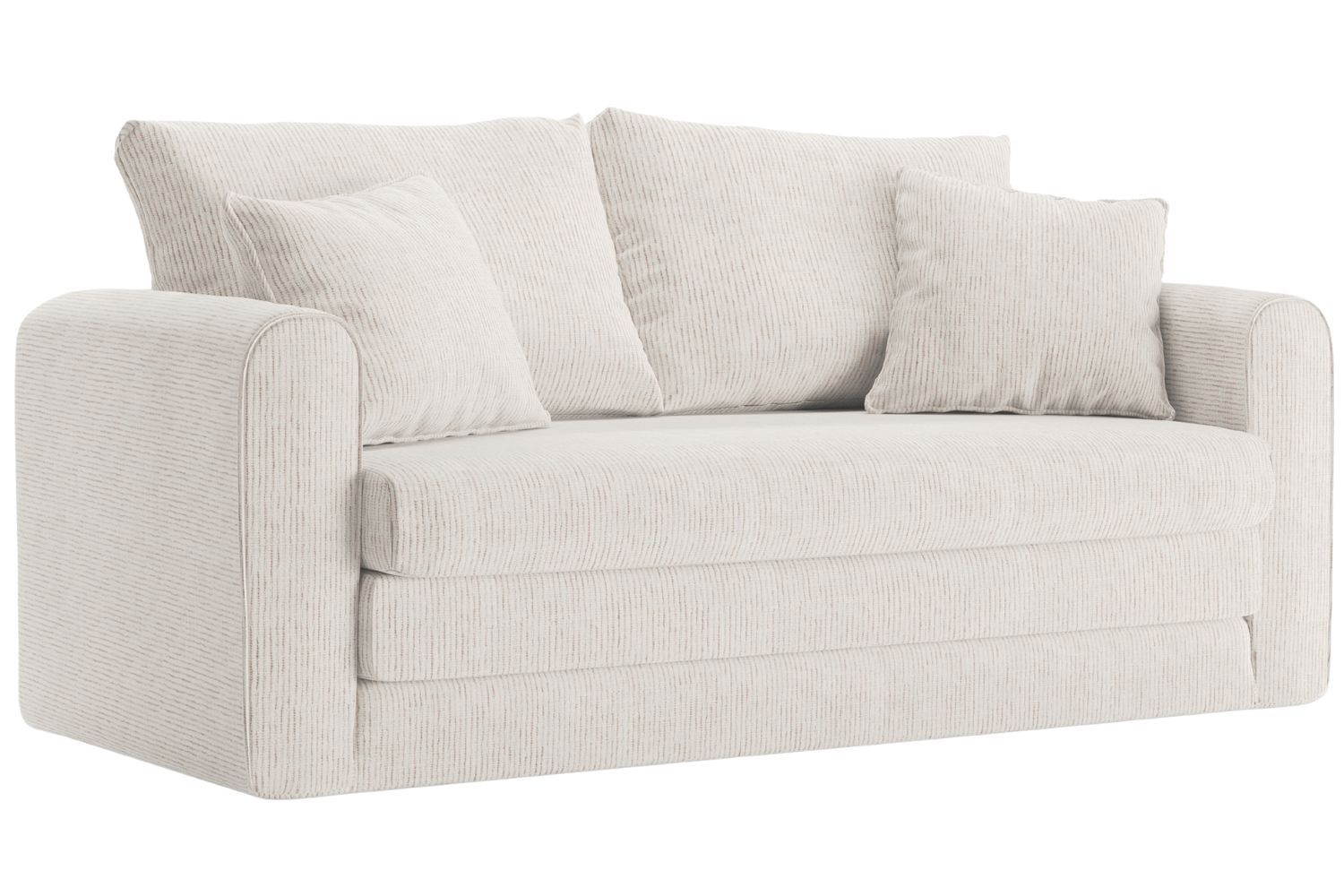 Micadoni Světle béžová rozkládací pohovka Lido II. 158 cm Micadoni