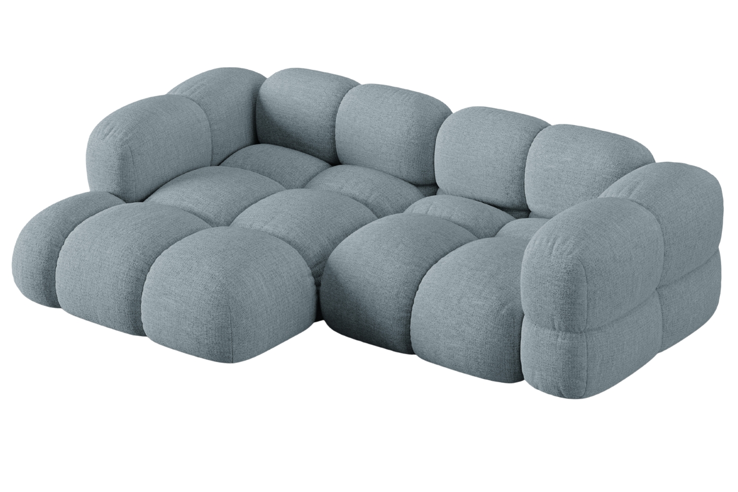 Cosmopolitan Design Světle modrá rohová pohovka Loretto 250 cm