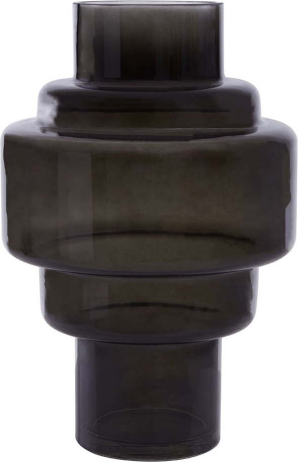 Černá skleněná váza (výška 30 cm) Cayden – Premier Housewares Premier Housewares