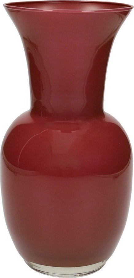Červená skleněná váza (výška 26 cm) – Brandani Brandani