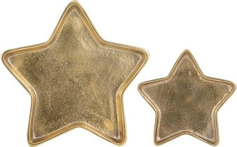 Kovový dekorační tác 19x20 cm Noelle Star – Ladelle Ladelle