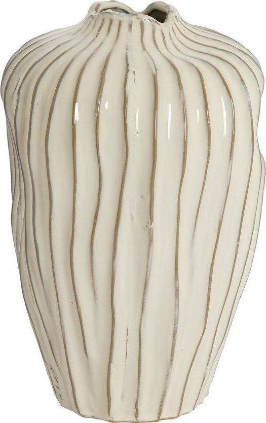 Krémová keramická váza (výška 30 cm) Vechhia – Light & Living Light & Living
