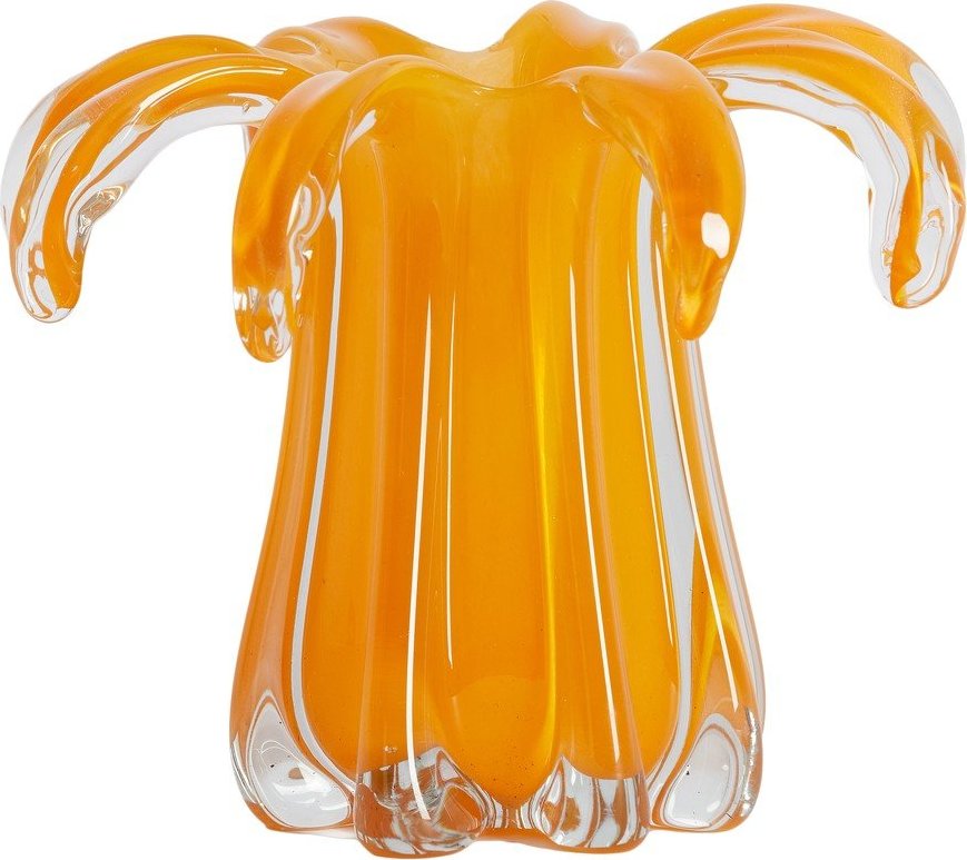 Oranžová skleněná váza (výška 17 cm) Avenia – Light & Living Light & Living