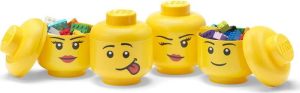 Plastov&eacute; dětsk&eacute; &uacute;ložn&eacute; boxy v sadě 4 ks Multi-Pack - LEGO&reg; LEGO