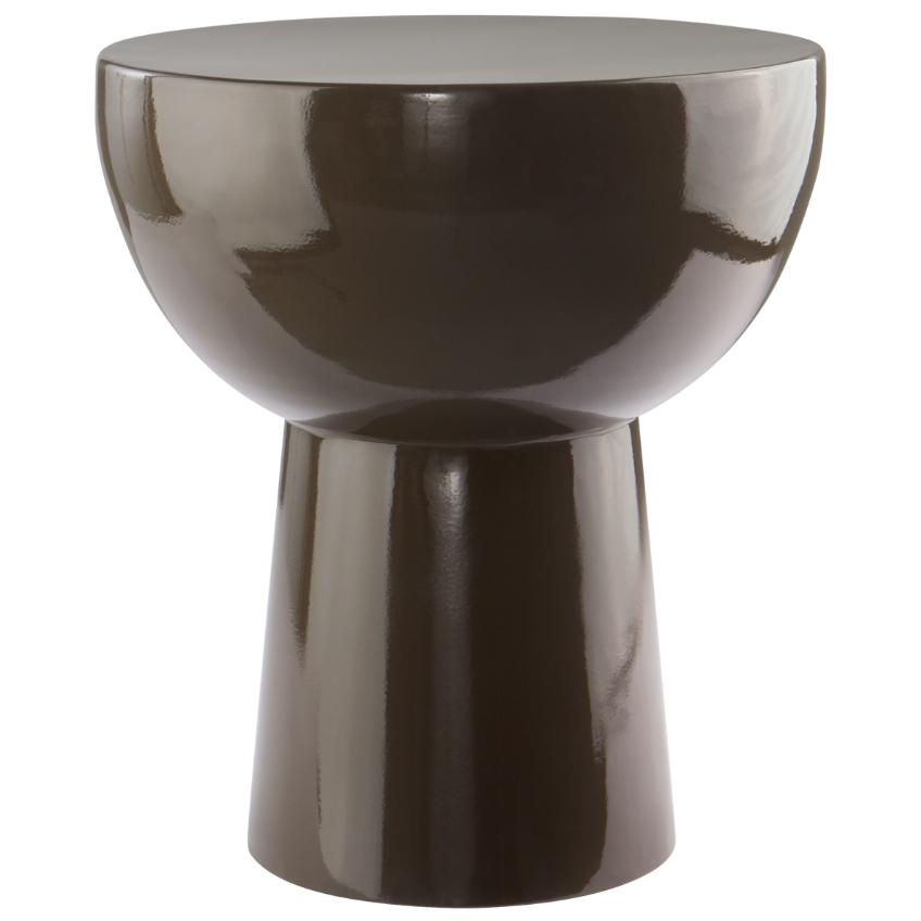 Jotex Hnědý kovový odkládací stolek BALIS 35 cm Jotex
