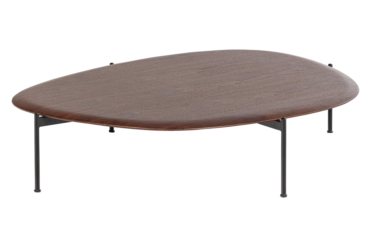 WOOOD Hnědý dřevěný konferenční stolek Kota 121 x 97 cm WOOOD