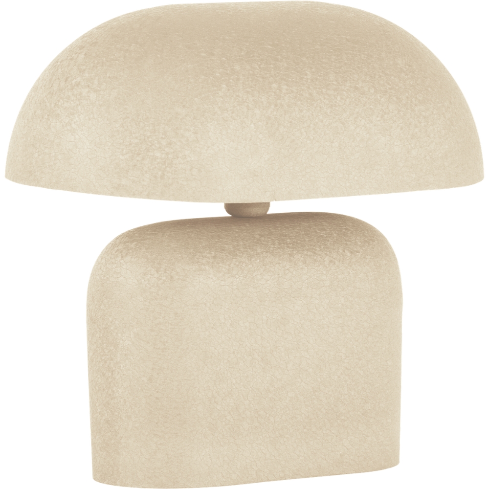 WOOOD Béžová kovová stolní lampa Tilo WOOOD