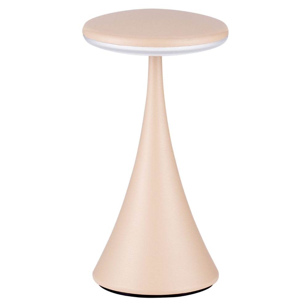 Nova Luce Béžová kovová nabíjecí stolní LED lampa Elbo Nova Luce