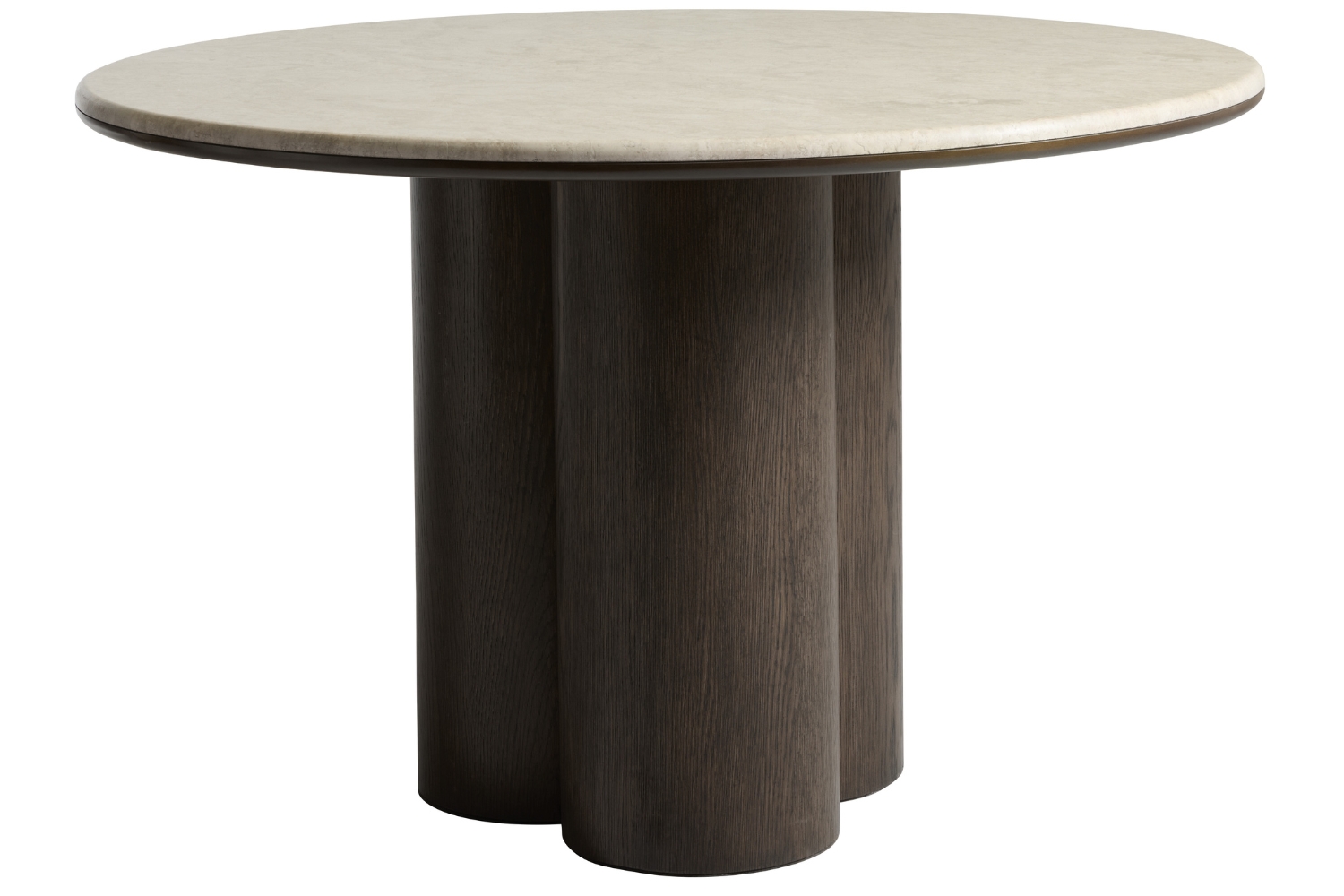 Unique Furniture Béžový mramorový jídelní stůl Piazze 120 cm Unique Furniture