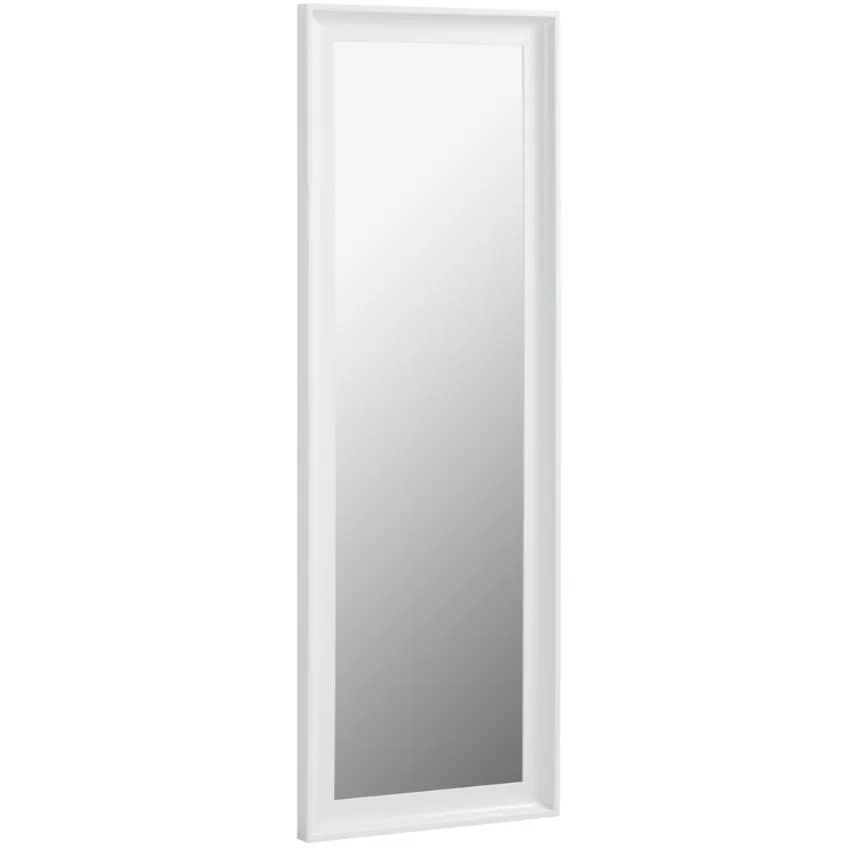 Kave Home Bílé lakované zrcadlo Romila 153 x 52 cm