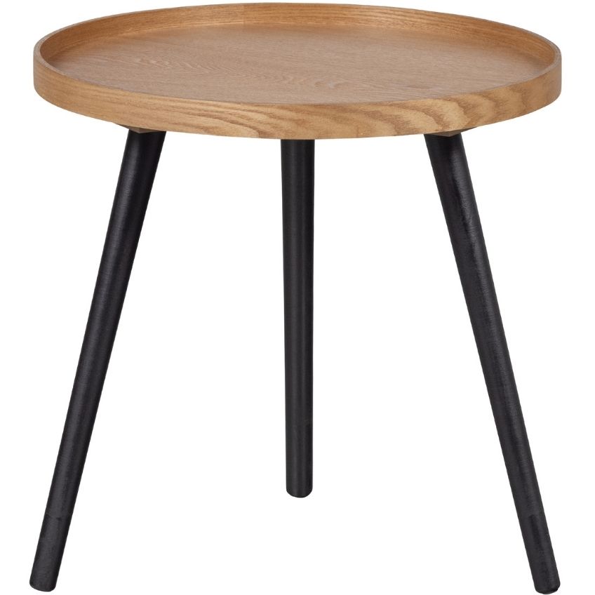 WOOOD Dřevěný konferenční stolek Mesa ⌀45 cm WOOOD