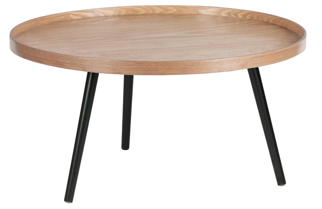 WOOOD Dřevěný konferenční stolek Mesa ⌀78 cm WOOOD