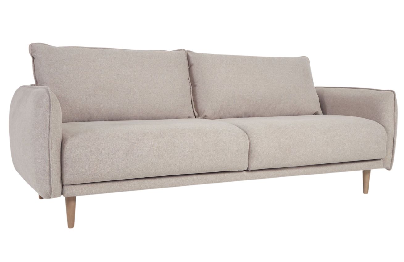 Kave Home Béžová trojmístná pohovka Carlota 213 cm Kave Home