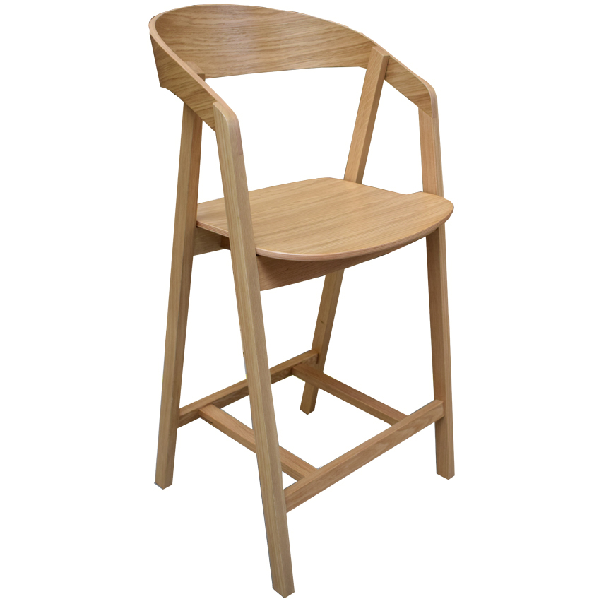 FormWood Dubová barová židle Henry 64 cm FormWood
