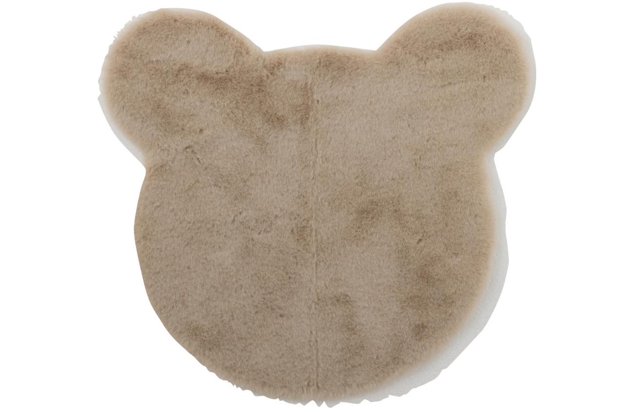 Béžový koberec J-line Bear 63 x 57 cm J-line