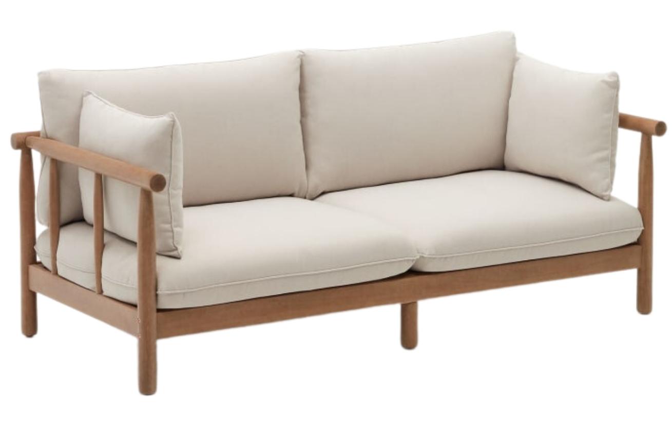 Kave Home Béžová zahradní pohovka Sacova 195 cm Kave Home