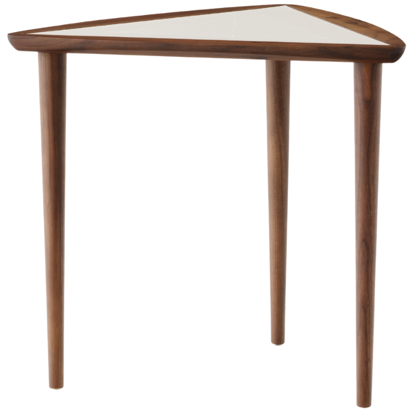 Audo CPH Bílý ořechový odkládací stolek AUDO UMANOFF 43 cm Audo CPH