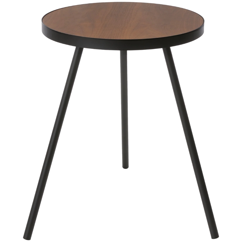 Černý kovový odkládací stolek Yamazaki Tower 39 cm YAMAZAKI