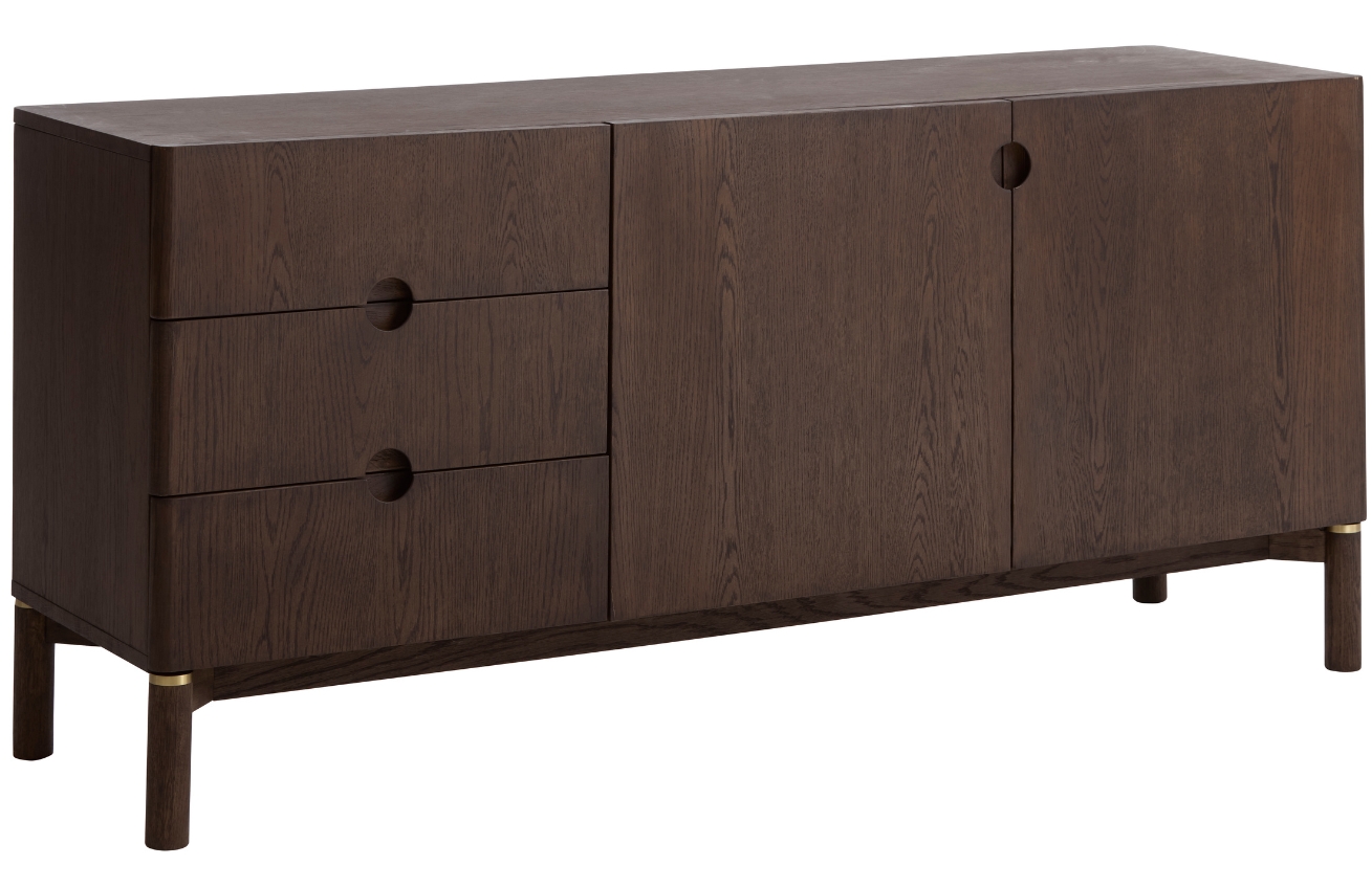 Unique Furniture Dubová komoda Arun 160 x 46 cm Unique Furniture