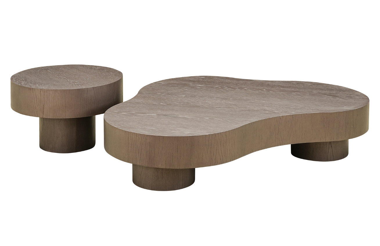 Richmond Set dubových konferenčních stolků Bogor 143x103/60 cm Richmond