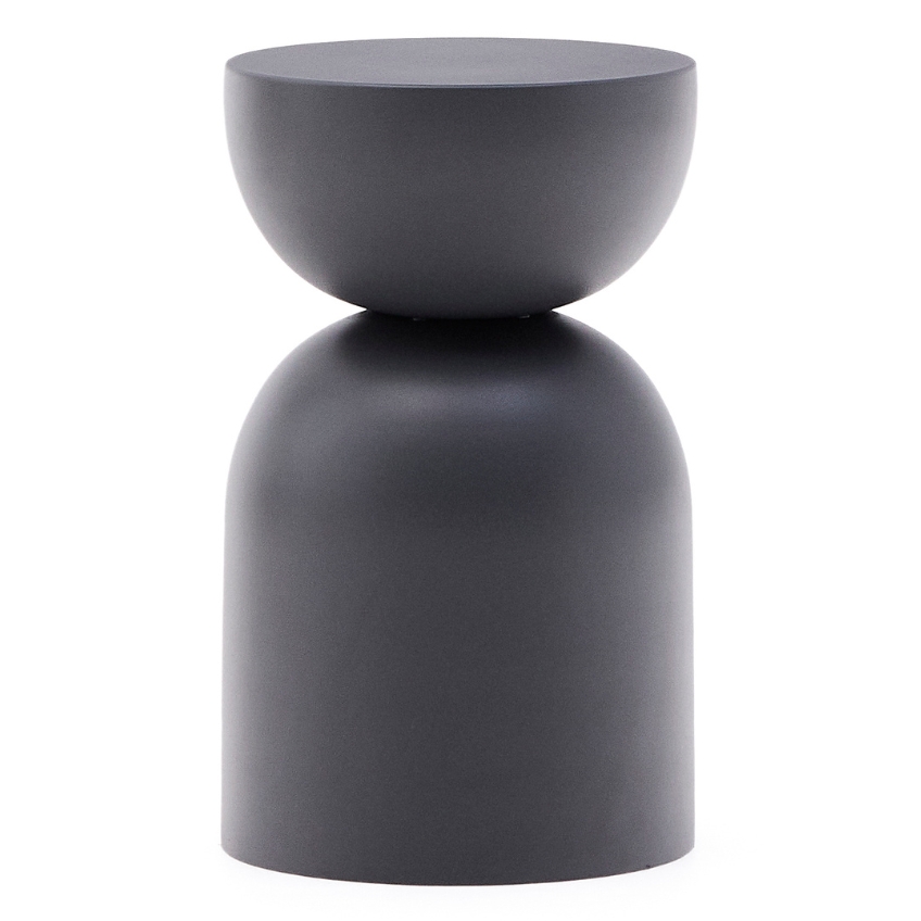 Kave Home Šedý kovový odkládací stolek Rachell 31 cm Kave Home