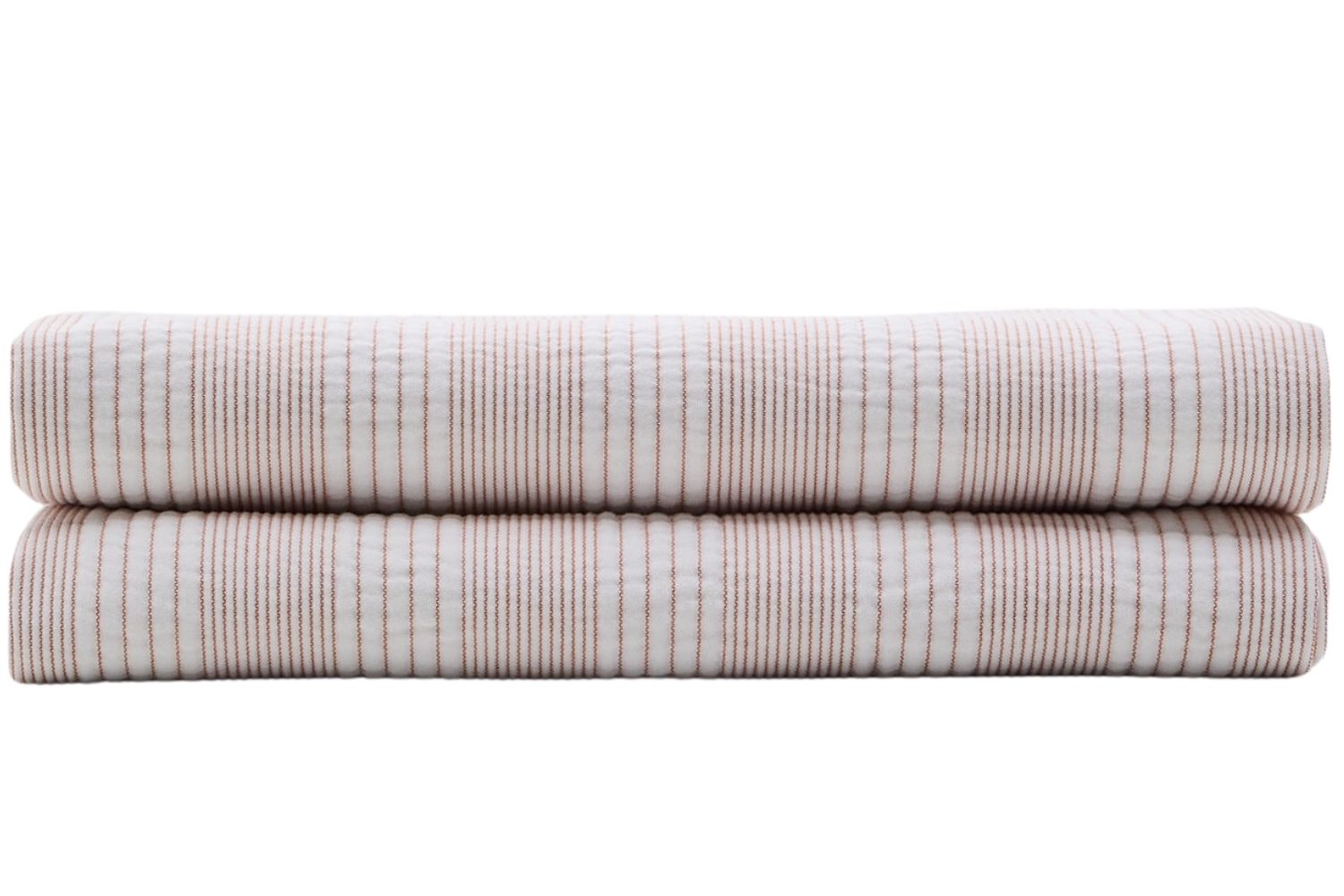 Kave Home Béžovobílý bavlněný přehoz Macie 240 x 260 cm Kave Home