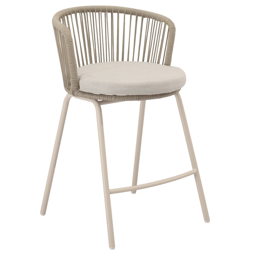 Somcasa Béžová kovová barová židle Pierre 65 cm Somcasa