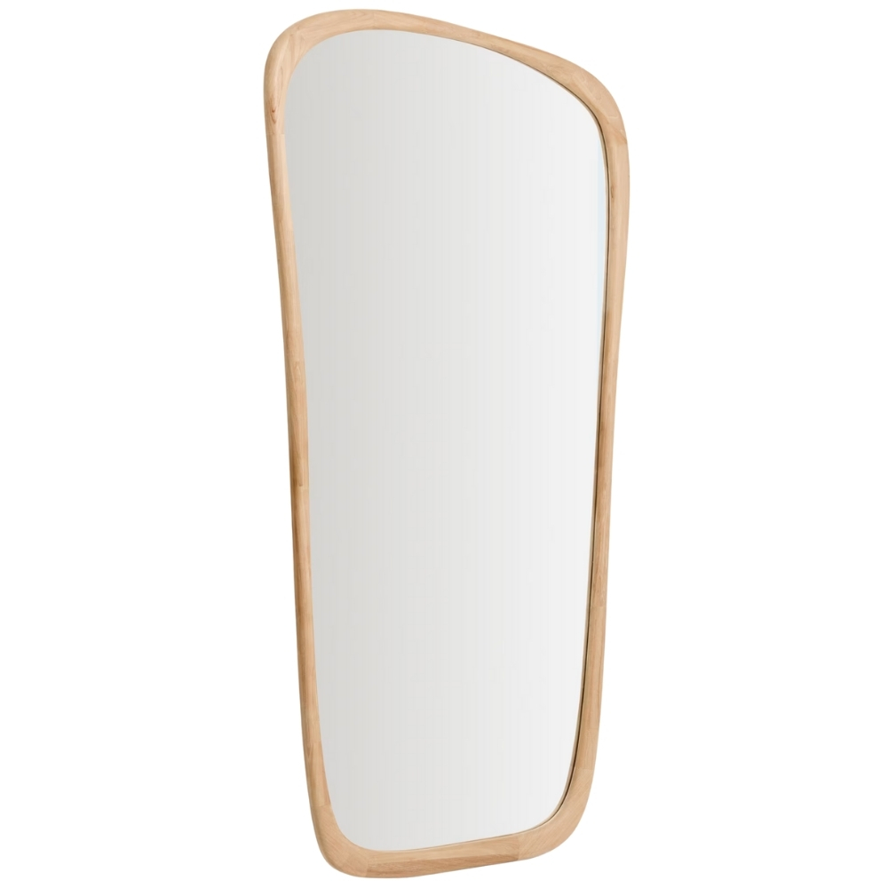 Kave Home Dřevěné závěsné zrcadlo Alura 192 x 95 cm Kave Home