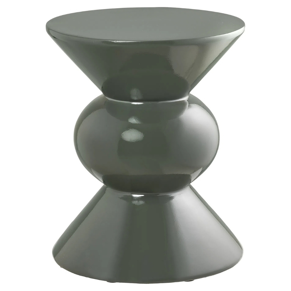 Nordic Living Zelený odkládací stolek Rosolina 34 cm Nordic Living