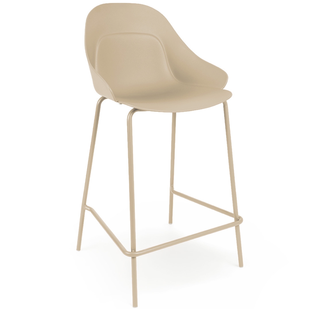 Somcasa Béžová plastová barová židle Toby 67 cm Somcasa