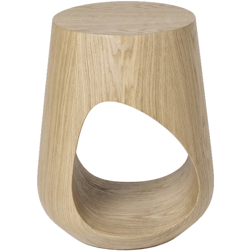 Somcasa Dubový noční stolek Manan ø 36 cm Somcasa