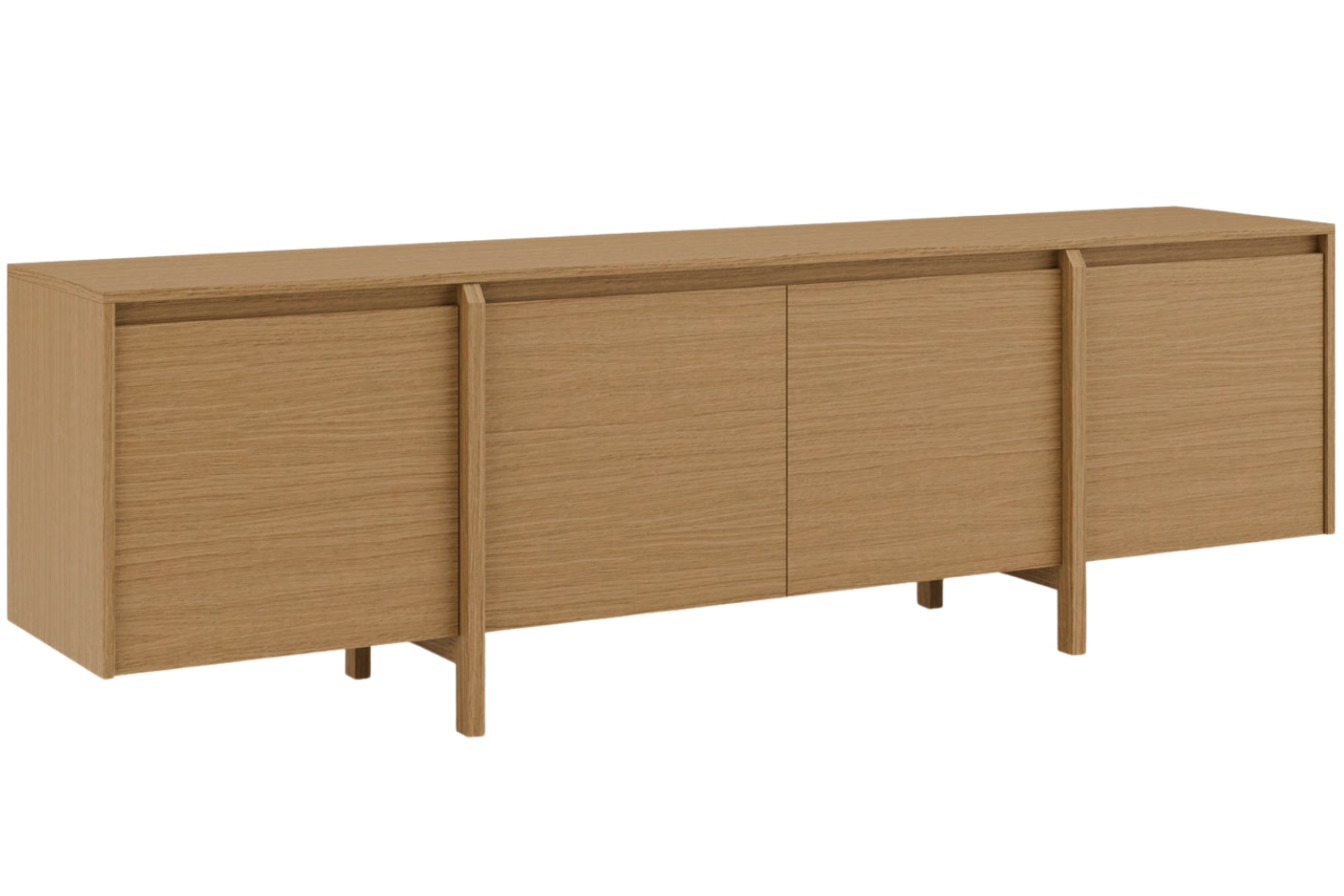 Somcasa Dubový TV stolek Pacific 200 x 43 cm Somcasa