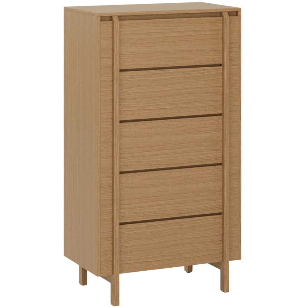 Somcasa Dubová komoda Pacific 70 x 43 cm se zásuvkami Somcasa