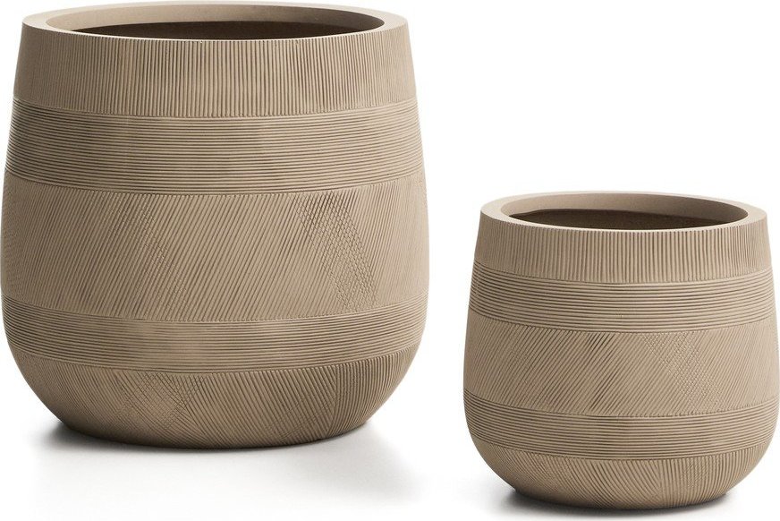 Betonové obaly na květináče v sadě 2 ks ø 50 cm Tival – Kave Home Kave Home